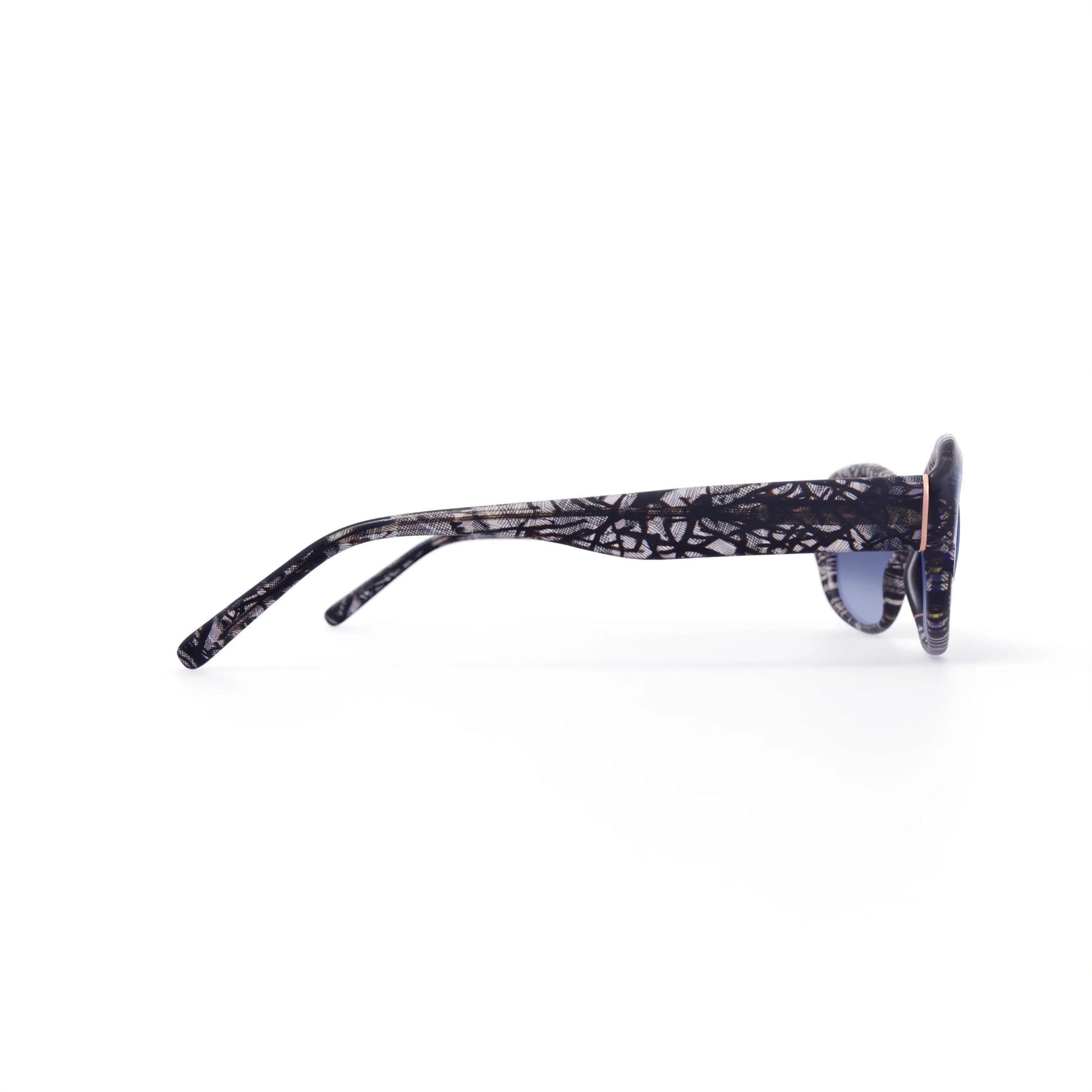 M.O.D.A. Rx'Able Womens Sunglasses, Im108, Black Lace, 57-17-135