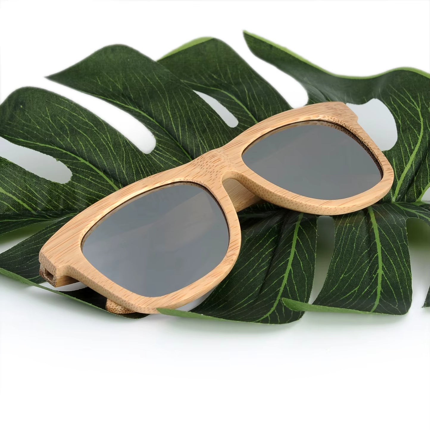 Luxury Sunglasses Eco-Friendly Bamboo Retro Men'S Glasses Polarized Vintage Women'S 2024 Fashion Square Eyewear