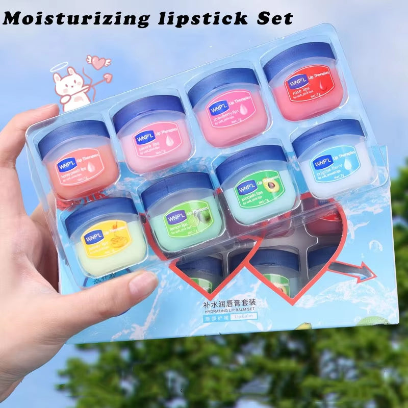 8/6/4/1Pcs Lip Balm Moisturizing Lipstick Base Moisturizer Makeup Natural Plant Anti-Cracking Lip Care Petroleum Jelly Lip Balm