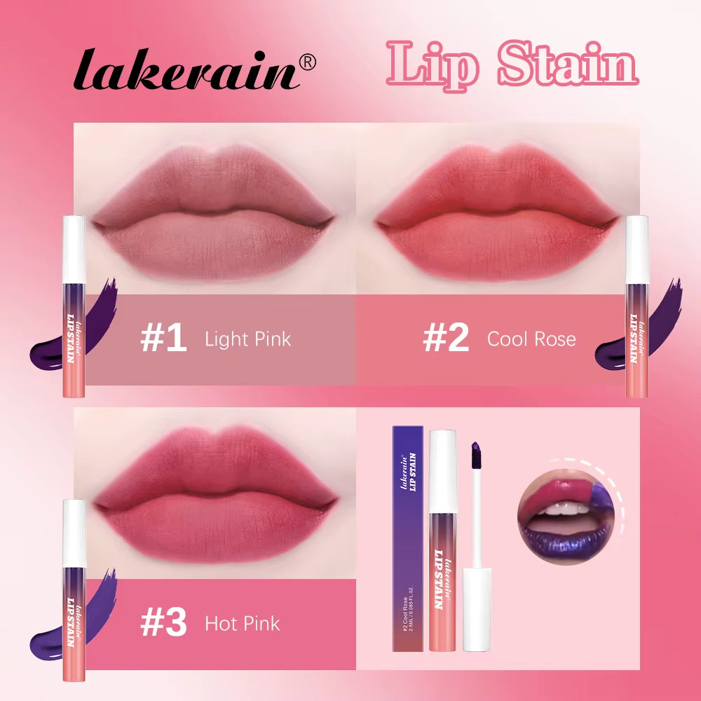 Lip Gloss Peel and Stick Set Long-Lasting Waterproof Non-Stick Cup Pink Lip Gloss Transfer Resistant Natural Lip Gloss for Women