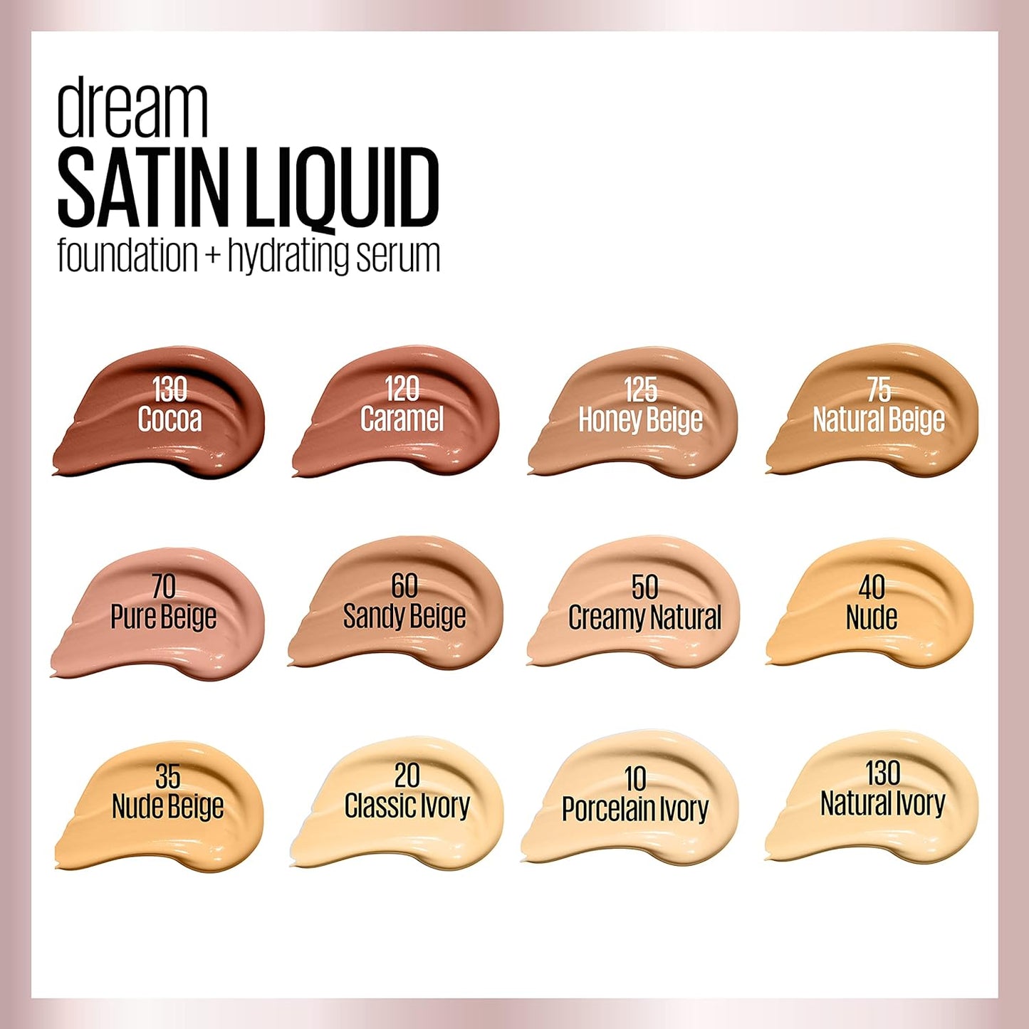 New York Dream Satin Liquid Foundation (Dream Liquid Mousse Foundation), Nude, 1 Fl. Oz.