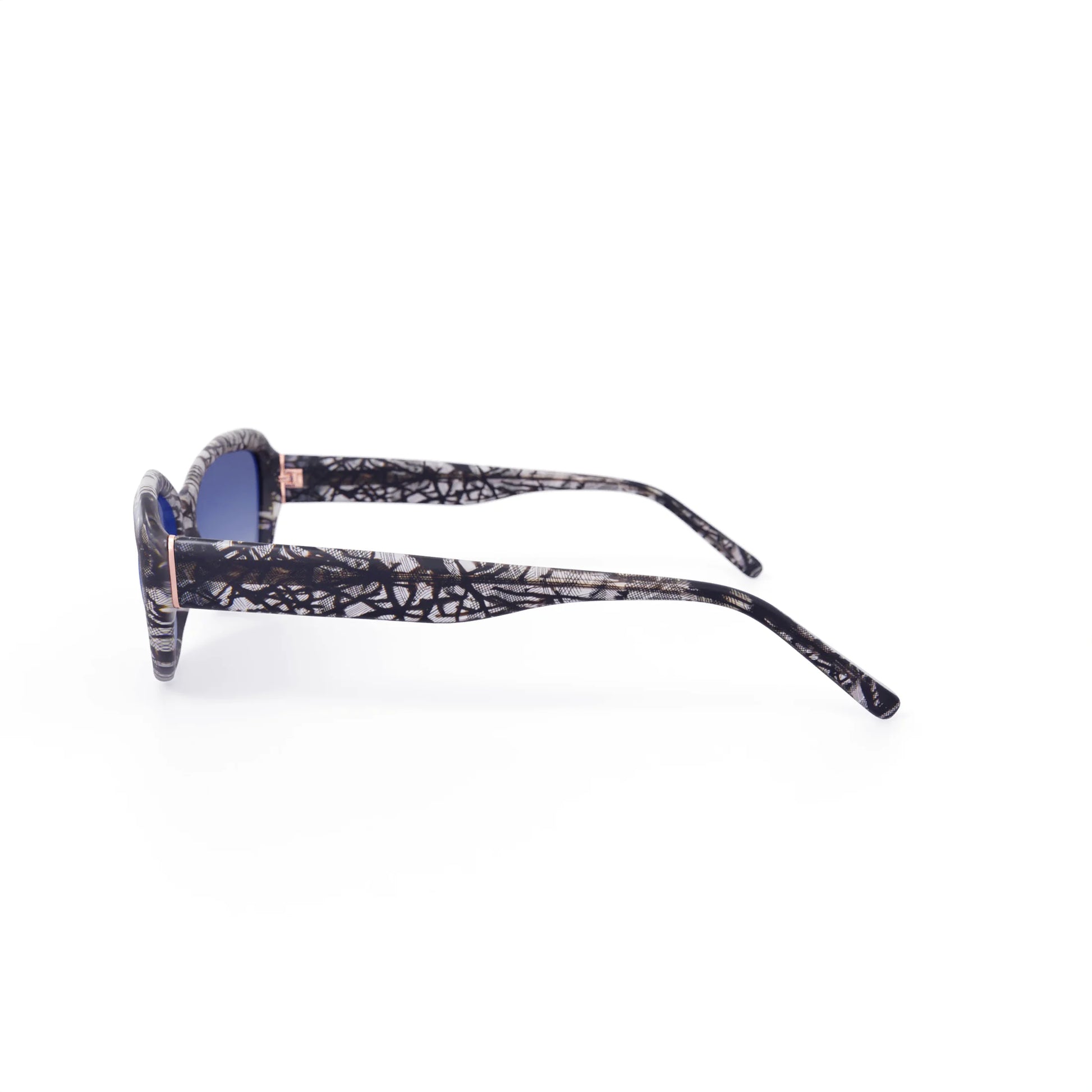 M.O.D.A. Rx'Able Womens Sunglasses, Im108, Black Lace, 57-17-135