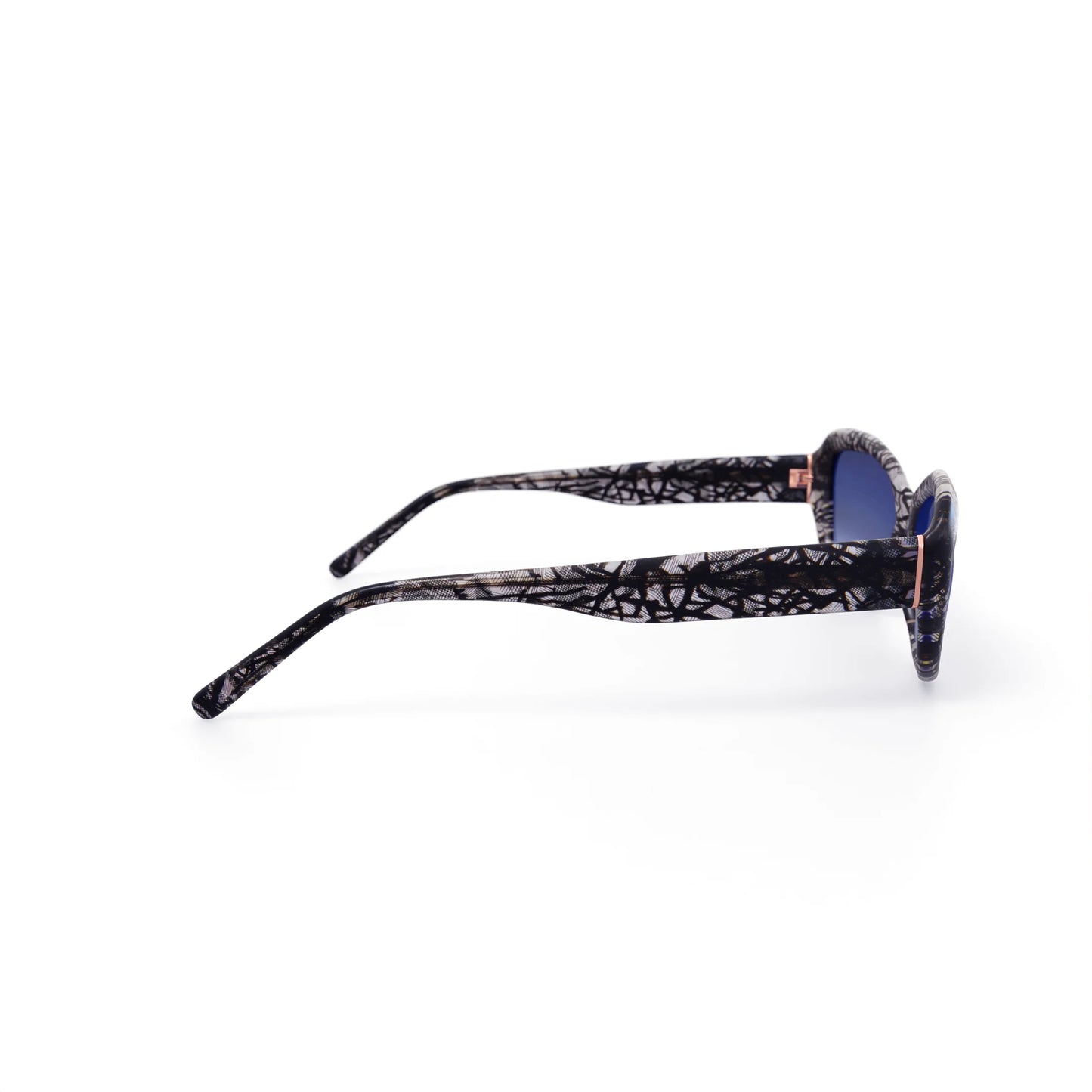 M.O.D.A. Rx'Able Womens Sunglasses, Im108, Black Lace, 57-17-135