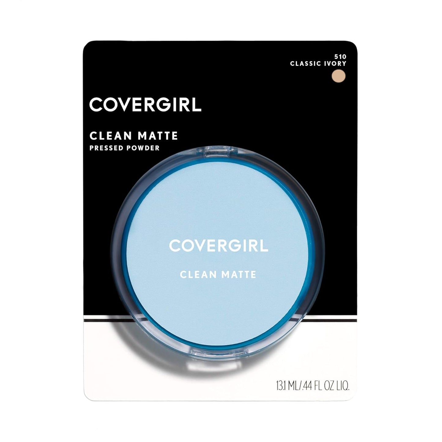 Clean Matte Pressed Powder, Oil Control Powder, 1 Container, .35 Fl Oz, Face Powder, Oil Free Loose Powder, Matte Finish, Lightweight, Shine Free Formula, Leaves Skin Smooth and Clean