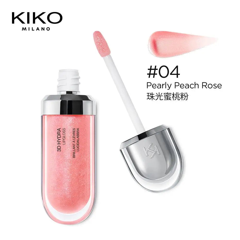 Kiko Lip Gloss Maquillaje Long-Lasting Moisturizing and Easy to Apply Kiko Milano Color 01, 04, 18, 19, 20, 21