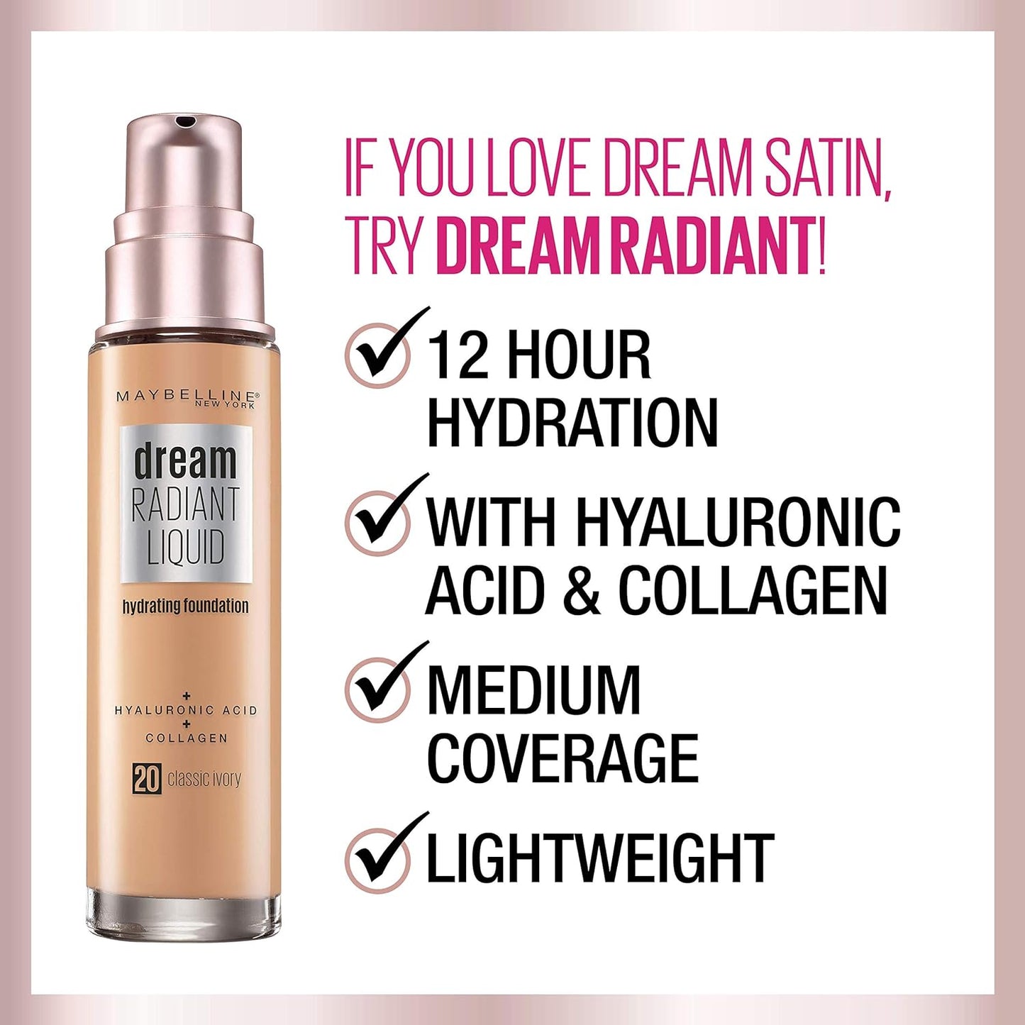 New York Dream Satin Liquid Foundation (Dream Liquid Mousse Foundation), Nude, 1 Fl. Oz.